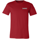 L SHARKS WHITE T
