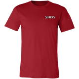 L SHARKS WHITE T
