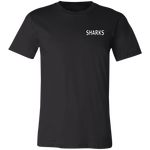 L SHARKS WHITE T